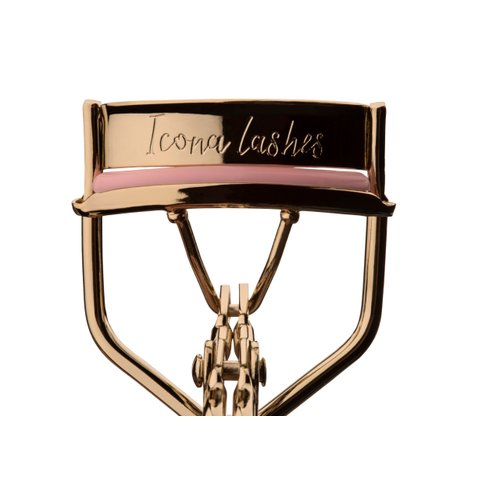 Icona Lashes Eyelash Applicator for False Eyelashes & Lash Extensions || 24K Gold Plated Stainless Steel with Contoured Tip for Precise Application & Ergonomic Handle for Comfortable Grip