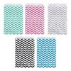 888 Display - 200 pcs of 6" x 9" Blue Chevron Paper Gift Bags Shopping Sales Flat Bags