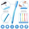Zopeal Extra Hard and Firm Bristle Toothbrush Huge Head Toothbrush Full Head Toothbrush Manual Toothbrush for Cleaning Tooth Stain Whitening Teeth Toothbrush