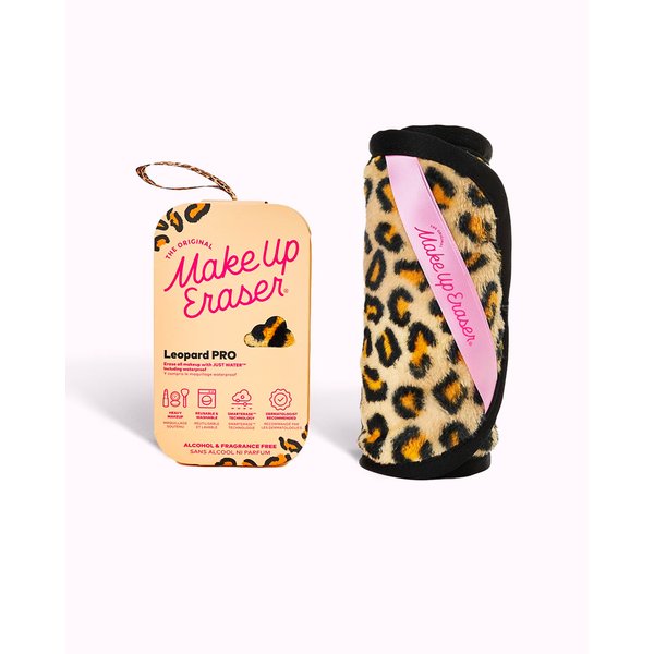 The Original MakeUp Eraser, Erase All Makeup With Just Water, Including Waterproof Mascara, Eyeliner, Foundation, Lipstick, and More (Leopard)