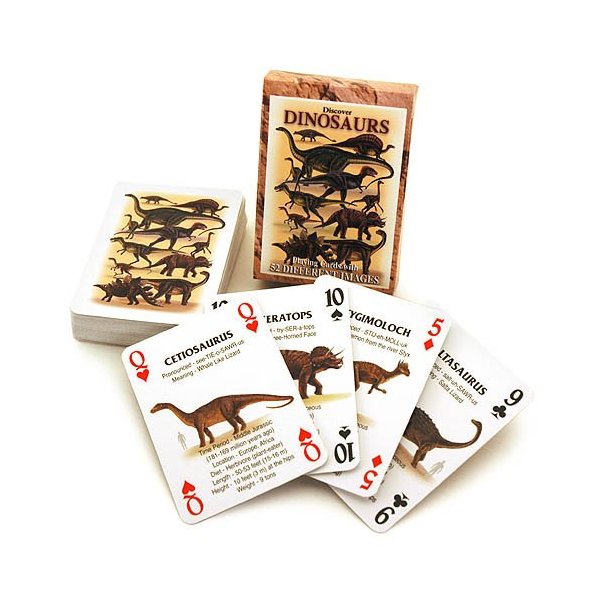 SEA and SKY Discover Dinosaurs Playing Cards