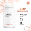 Supersmart - Ornithine Alpha Ketoglutarate OKG 10g per Day (Highly Bioavailable) - Easy-to-Take & Potent L-Ornithine Supplement - Amino Acid | Non-GMO & Gluten Free - 60 Tablets