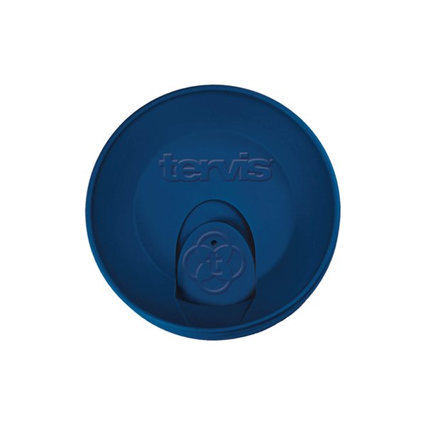 Tervis Travel Lid Made in USA Double Walled Insulated Tumbler Travel Cup Keeps Drinks Cold & Hot, Fits 16oz Tumblers, Navy