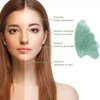 Gua Sha Facial Tools,Jade Gua Sha Massage Tool Comb Edge,Guasha Tool for Face, Gua Sha Stones for Body Muscle Relaxing Acupuncture Therapy…