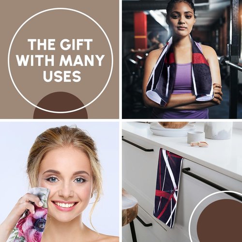 3dRose 11x12 Wash Cloth for Face and Body - Print of Text Vegan, Black Anne Collections Quotes