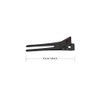 26 Pcs 1.8 Inches Hair Clips Hairdressing Double Prong Curl Clips Black Metal Alligator Styling Clips for Salon Hair Extensions