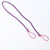 Tail Braid Holder- Hair Ties for Thin Hair, Elastic Spiral Ponytail Holders Rip Tie for Women Girls Swimming Pony Tail Wrap Hair Ties for Sports Running Motorcycle Riding 35"1Pcs Purple+Red+Blue
