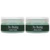 GiGi No Bump Body Scrub for Ingrown Hair & Razor Burns, 6 oz x 2 pack