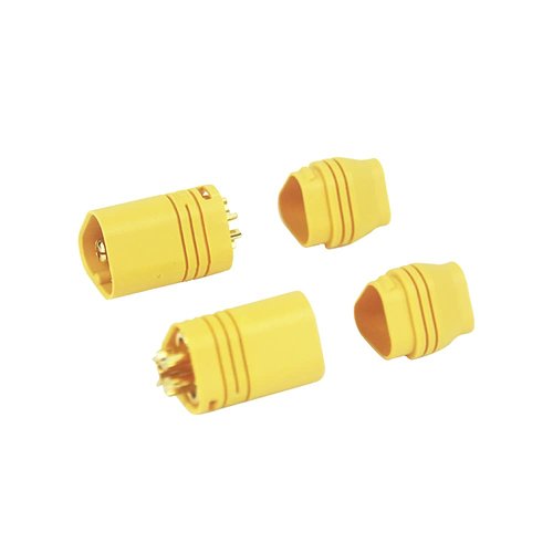 BDHI 10pairs MT60 3.5mm 3-Wire 3-Pole Bullet Connector Plug Set for RC ESC to Motor for RC Quad Car Battery Charger(B196-10)