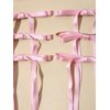 LFOUVRE Pink Hair Bow, 6pcs Hair Bows for Women, Pink Hair Clips for Girls, Pink Bow with Tassel, Bowknot Pink Hair Ribbons for Women, Pink Bow Hair Clips, Pink Bow for Hair, Pink Hair Accessories