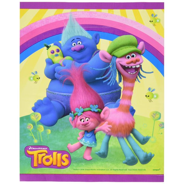 Unique Trolls Loot Bags, 8 Ct.
