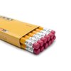 SKKSTATIONERY Pre-sharpened pencils, Pencils Sharpened with eraser top, 2 HB pencil, 144/box.