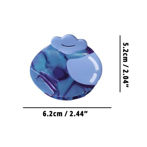 Blueberry Hair Clip,Acetate Claw Clips,Hair Clips for Women