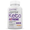 (2 Pack) Lifestyle Extreme Keto Pills 1675MG New & Improved Formula Contains Apple Cider Vinegar Extra Virgin Olive Oil Powder Green Tea Leaf 120 Capsules