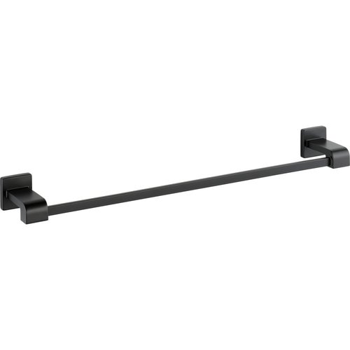Delta 77524-BL Ara 24-in Wall Mount Towel Bar Bath Hardware Accessory in Matte Black