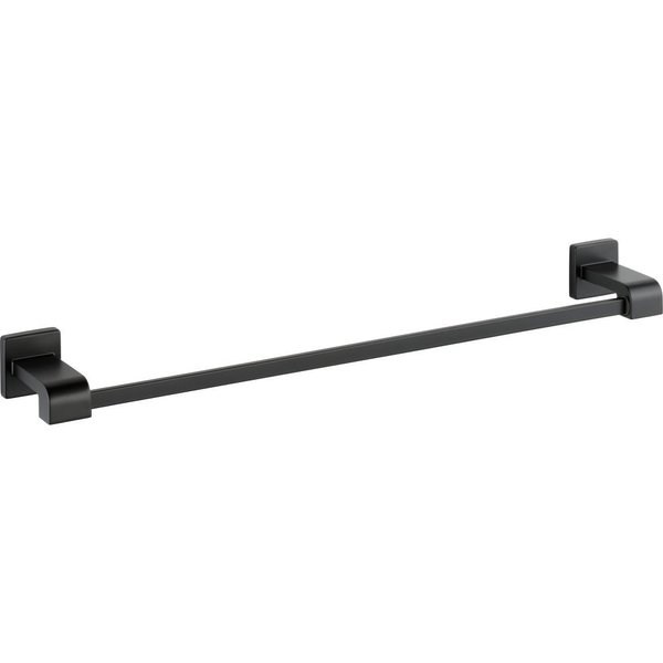 Delta 77524-BL Ara 24-in Wall Mount Towel Bar Bath Hardware Accessory in Matte Black