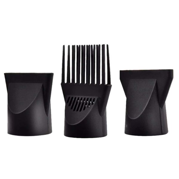 XINGZI 1Set 3PCS (Non-Universal) Professional Plastic Salon Hair Dryer Nozzle Comb Brush Attachment Concentrator Hairdressing Salon Styling Tool Special for Outer Diameter 4.5cm