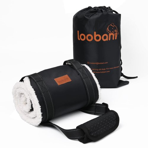 LOOBANI Portable Dog Sling for Back Legs, Hip Support Harness to Help Lift Rear for Canine Aid Old K9 Cruciate Ligament Rehabilitation