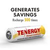 Tenergy Rechargeable NiCd Battery 1000mAh 1.2V AA Battery Pack for Solar Lights, Garden Lights, 48 Pack