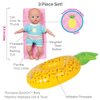 Adora Splash Time Babies Collection, 8.5” Baby Doll w/ Sweet Baby Smell, Made in Premium QuickDri Vinyl & Machine Washable, Includes Clothes & Accessories, Birthday Gift For Ages 3+ - Sweet Pineapple