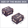 Keast We Are Simply Meant to Be Hand Crank Music Boxes, Unique Vintage Laser Engraved Wood The Nightmare Before Christmas Music Box Valentine's Day Gift Christmas Gift for Women