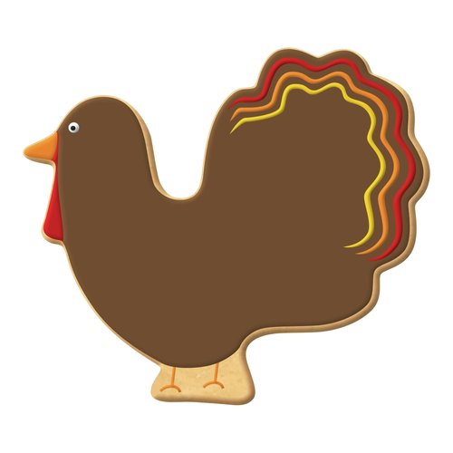 Mini Turkey Cookie Cutter 1.5 Inch - Made in the USA – Foose Cookie Cutters Tin Plated Steel Mini Turkey Cookie Mold