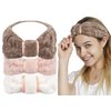 HOPESHINE Spa Facial Headbands for Women Makeup and Washing Face Terry Headband Elastic Hairband for Skincare Headband Head Wrap Great Gift for Women Girls 3-pack
