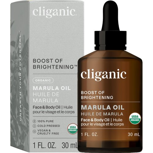 Cliganic Organic Marula Oil, 100% Pure - For Face & Hair | Natural Cold Pressed Unrefined (Packaging May Vary)