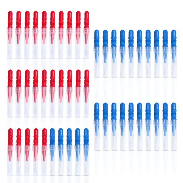 ewinever Interdental Brush,Toothpick Tooth Flossing Head Oral Dental Hygiene Brush, Tooth Cleaning Tool(50 Count)