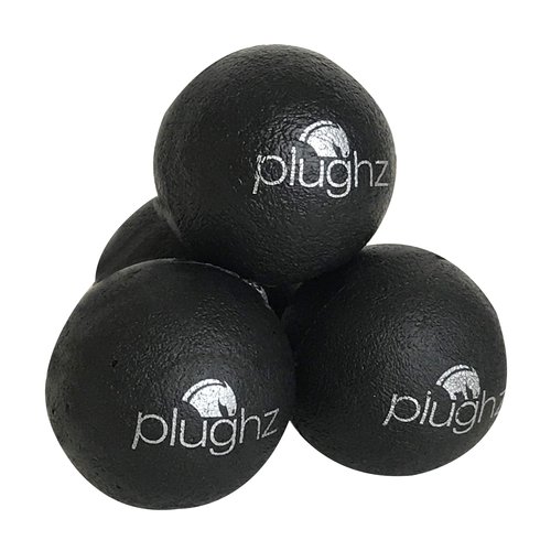 Plughz Horse Ear Plugs, Smooth, Black 4 Pairs