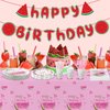 APOWBLS One In A Melon Party Decorations Tableware, Watermelon Party Supplies For 1st Birthday, Plate, Napkin, Tablecloth, Fork, Watermelon First Birthday Plates & Napkins Party Decorations | Serve 24