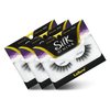 Laflare Silk Mink 3D False Eyelashes Light, Fluffy Natural Looking false lashes, Wispy Lashes. 3PK… (SM02)