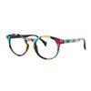 VOOGLAM Stylish Round Blue Light Blocking Glasses for Women Anti Eyestrain UV Eyewear Colorful Minnie VFT0271-01