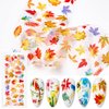 Fall Nail Art Stickers Maple Leaf Nail Foil Transfer Sticker Autumn Nail Art Supplies Flowers Maple Leaves Nail Decals Thanksgiving Nail Foils DIY Autumn Nail Stickers for Women Girls (10 Sheets)