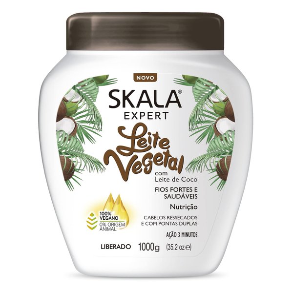 Brazilian Hair Care Leite de Cabra (Goat Milk Hair Treatment Cream) 1000g By Skala