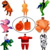 Bnikion Mini Blower Fan for Dinosaur Costume Inflatable Game Clothing Suits Halloween Cosplay Party Supplies, Orange