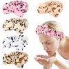 FEBuylly 5PCS Headbands for Washing Face,Microfiber Spa Towels,Absorbent headbands for Girls & Women Preventing Hair from Getting Wet or Dirty When Apply Facial Mask or Wash Face