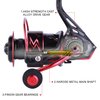 Sougayilang Spinning Reels Ultra-Weight, 6.2: 1 High Speed ​​Gear Ratio, Metal Frame and Rotor, 12 + 1 Shielded BB, Smooth Powerful Freshwater and Saltwater Spinning Fishing Reel(SD-4000-Red)