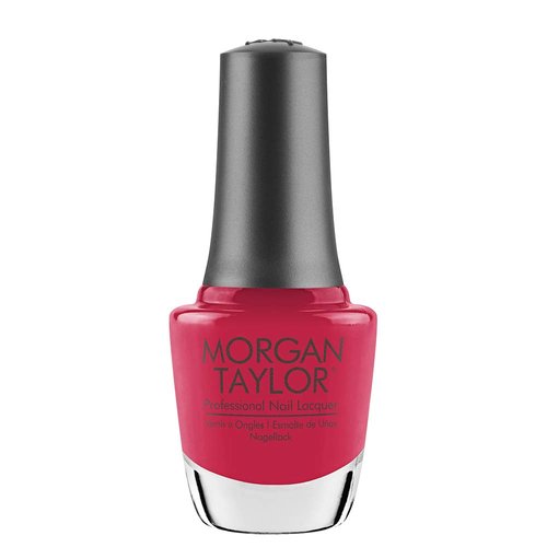 Morgan Taylor Nail Lacquer (Prettier In Pink) Bright Pink Nail Polish, Finger Nail Polish, Long Lasting Nail Polish, Bright Pink Nail Lacquer, Finger Nail Polishes, 5 ounce