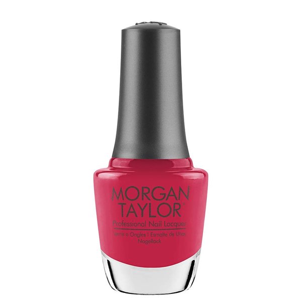 Morgan Taylor Nail Lacquer (Prettier In Pink) Bright Pink Nail Polish, Finger Nail Polish, Long Lasting Nail Polish, Bright Pink Nail Lacquer, Finger Nail Polishes, 5 ounce