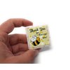 12 Bee Thank You Soap Favors - 1.5oz Soap Favors - Bee Party Favors - Bee Wedding Favors - Bee Birthday Favors