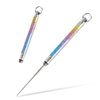 SanThree Titanium Toothpick EDC Tool, Portable Reusable Metal Toothpicks Gifts for Women Men Girlfriend Boyfriend, Multicolor