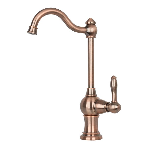 Akicon One-Handle Drinking Water Filter Faucet Water Purifier Faucet, Only for Cold Water (Antique Copper)