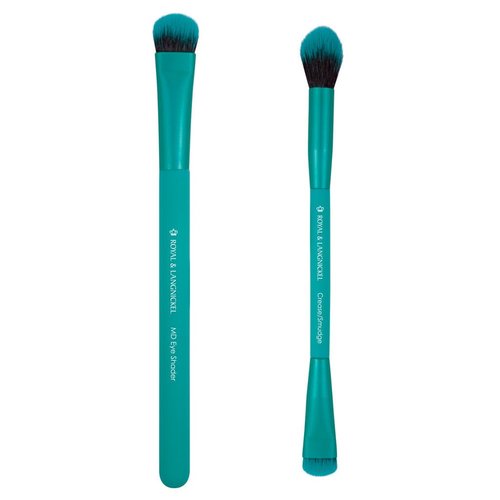 MODA EZGlam Duo Smoky Eye Travel-Size Makeup Brush Kit – Dual-Ended Eye Brushes for Blending & Defining, Vegan & Cruelty-Free