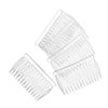 Darice 10078-8 Hair Comb, Clear, 144-Pack