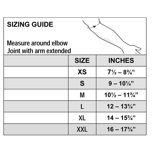 Thermoskin Elbow Support, Black, Small