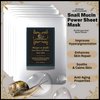 Snail Mucin Sheet Mask | Renewal Elixir Face Masks Skincare | 96% Power Snail Essence Serum for Skin Repair & Hydration | Treats UVA/UVB Photo-Aged Skin | Not Tested on Animals | Korean Skin Care