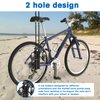 Fishing Rod Holder, Secures Fishing Pole to Bicycle,2 Tubes Rod Holder, Holds 2 Rods, Easy to Mount, Rod Rack for Bicycle Fishing
