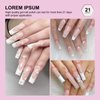 SAVILAND French Gel Nail Polish: 1PC 10 ML White Gel Polish Easy French Smile Line in 5s French Tip Nail Tool French Nails U V LED Gel French Tip Nail Art Nail Supplies for Starter Professional Gift