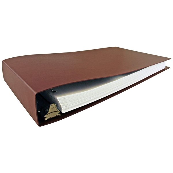 11x17 Binder Poly Panel Featuring a 2" Angle-D Ring Maroon